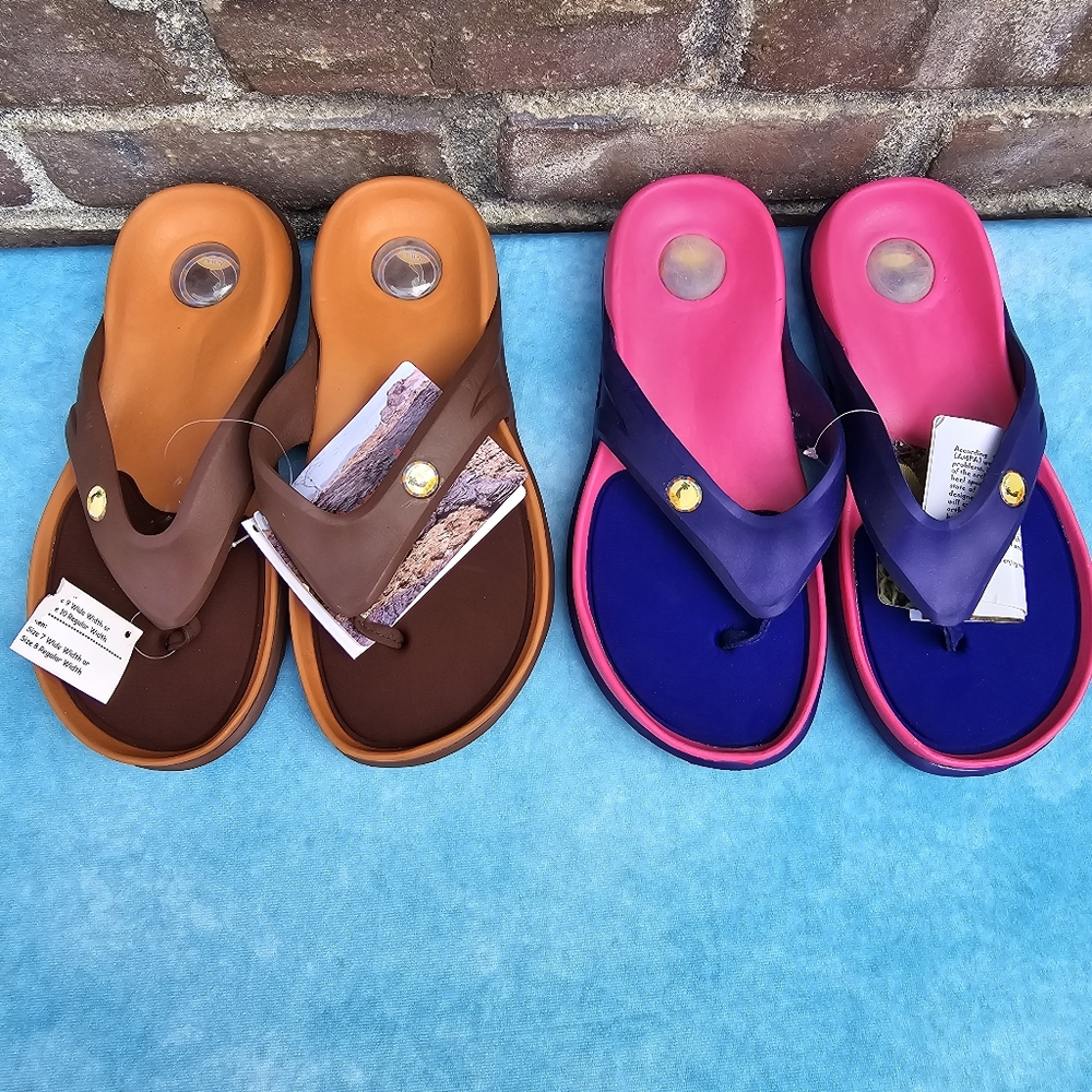 Bundle Hawaiian Jellys Women's Slide Flip Flops Sandals Sz 9